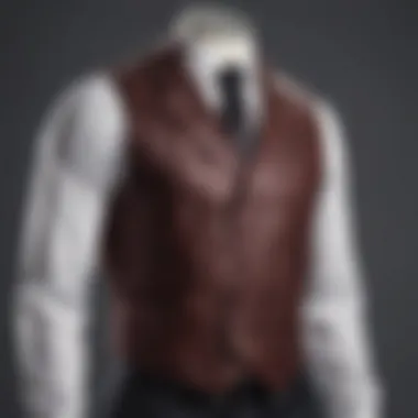 Stylish Vest Ensemble Elegant vest combination showcasing a stylish ensemble.