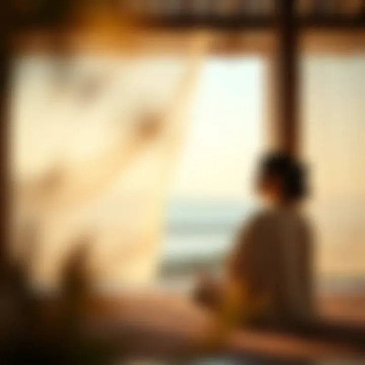 A serene setting for mindfulness and meditation