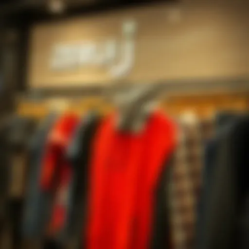 Stylish apparel display at Zeruj Pendik